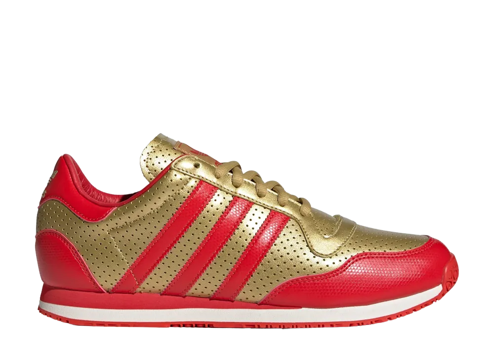 adidas Galaxy OG "Gold Metallic/Red"