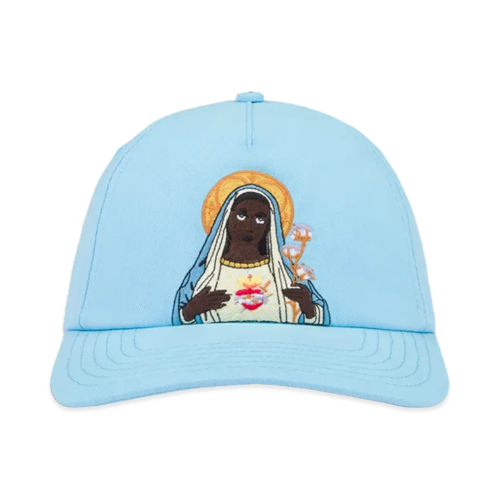 DENIM TEARS Black Mary Cap "Light Blue"
