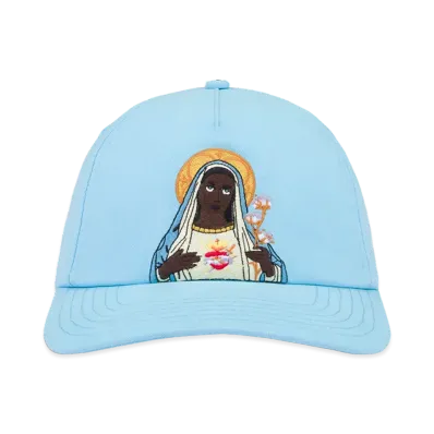 DENIM TEARS Black Mary Cap "Light Blue"