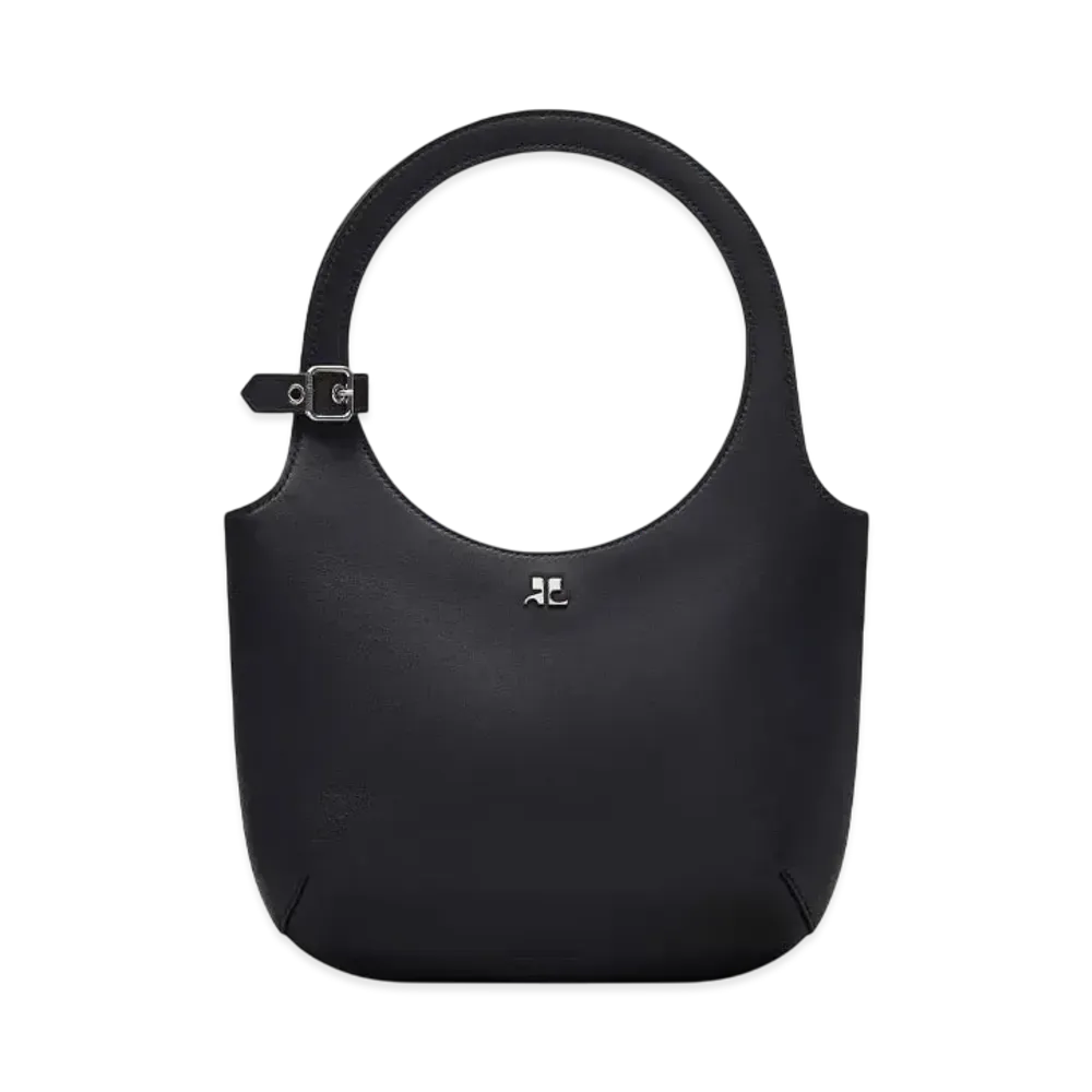 Courreges Holy Leather Bag "Black"