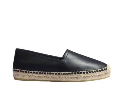 J.M.Weston Women's Espadrille Wait and Sea #934 "Black" 14F7BEH93458 Rubber Sole