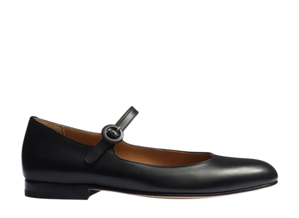 J.M.Weston Women's Mary Jane #950 "Black Smooth Calf"