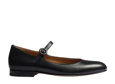 J.M.Weston Women's Mary Jane #950 "Black Smooth Calf"