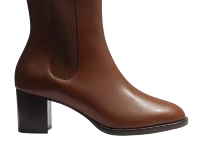 J.M.Weston Women's 5.5Cm Heeled Side Gore Boots #941 "Tan Brown"