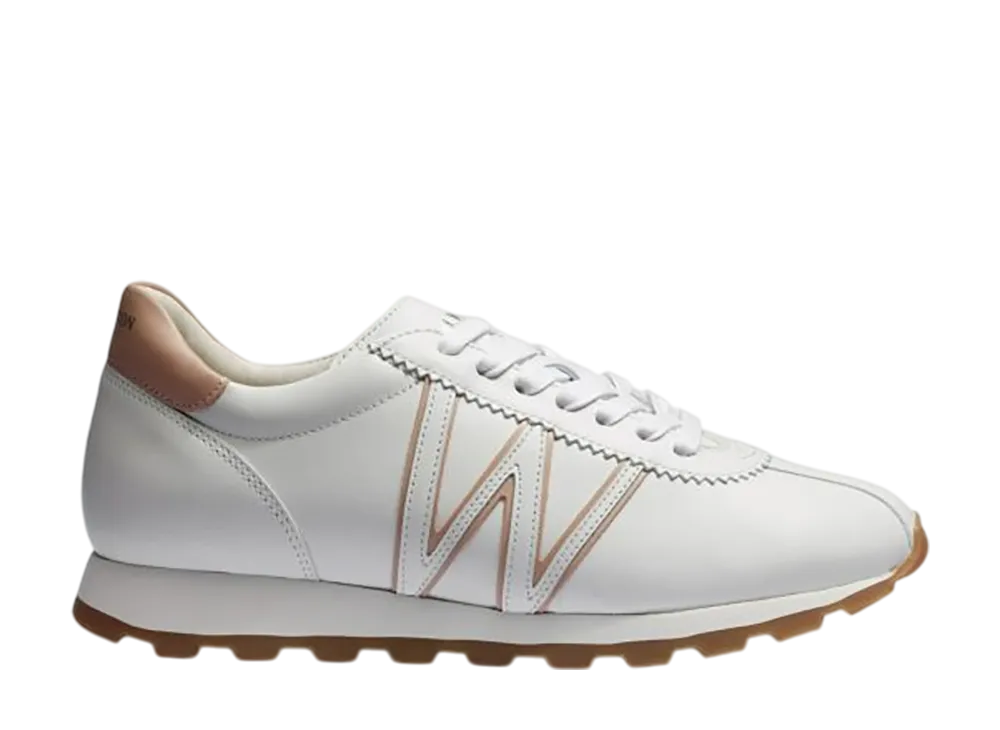 J.M.Weston Women's On My Way Sneaker #626 "White/Pink"