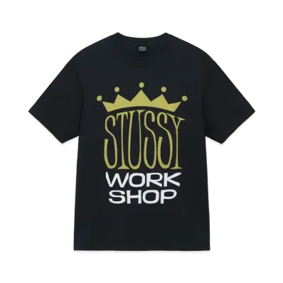 Stussy x OUR LEGACY KING SIZE PIGMENT DYED TEE "Black"