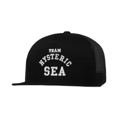 WIND AND SEA x HYSTERIC GLAMOUR Mesh Cap "Black"