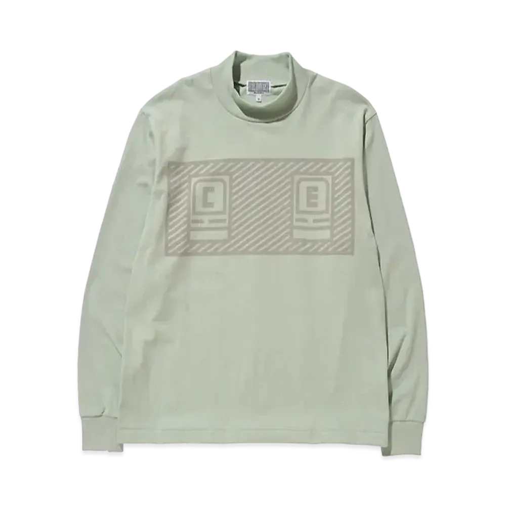Cav Empt (C.E) BOLD LOGO TURTLE NECK LONG SLEEVE T "Green"