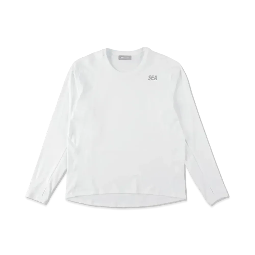 WIND AND SEA WDS (GET FIT BACK ) L/S TOP "White"