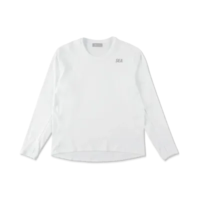 WIND AND SEA WDS (GET FIT BACK ) L/S TOP "White"