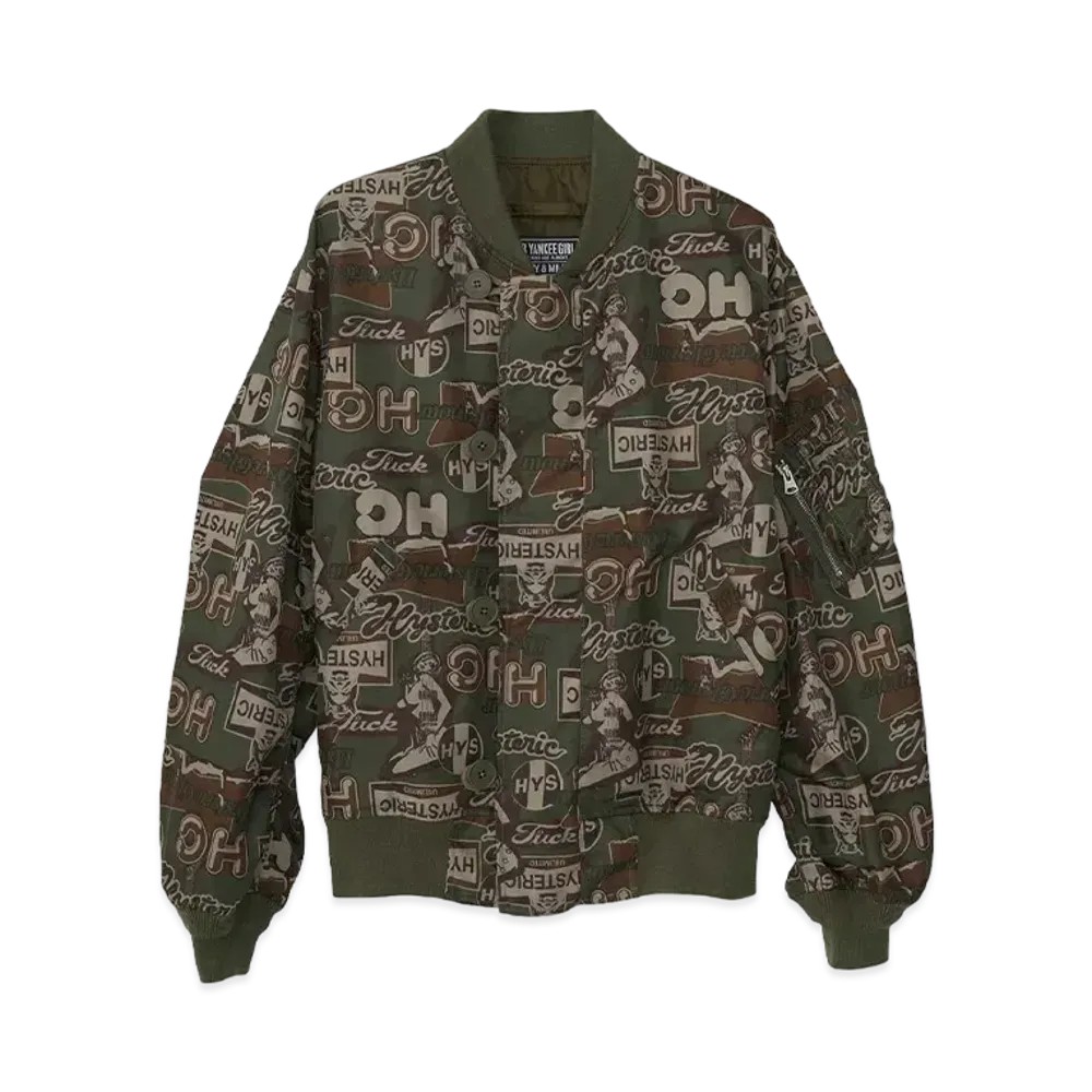 HYSTERIC GLAMOUR Flight Jacket "Khaki System"