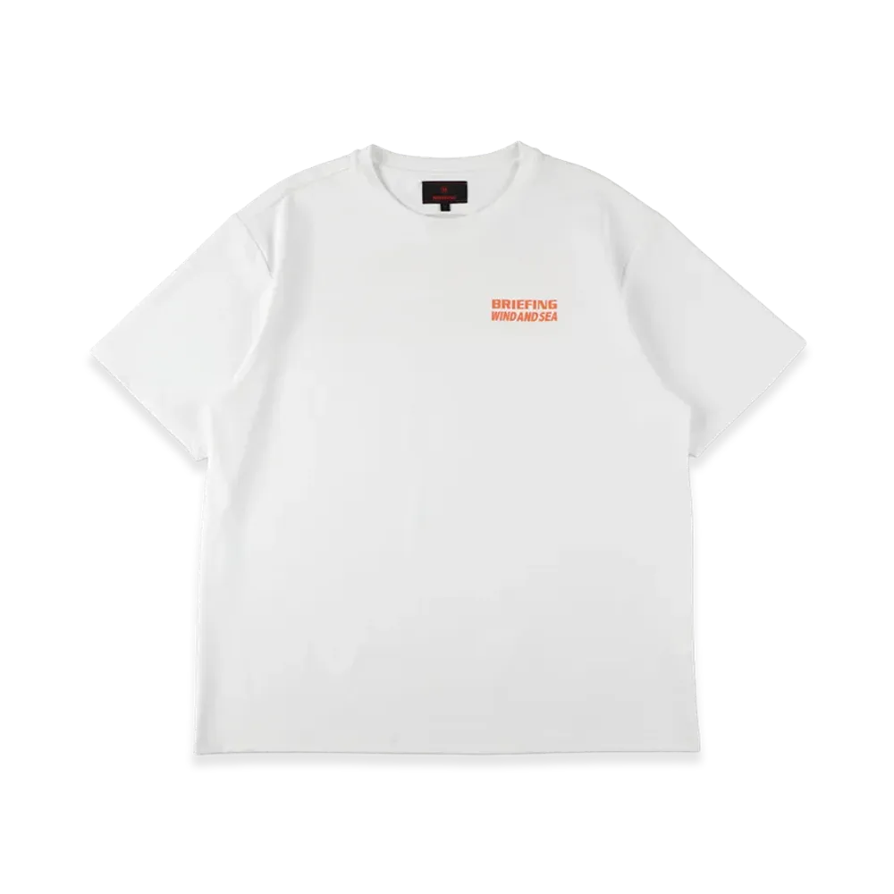 WIND AND SEA x BRIEFING GOLF Tee "White"
