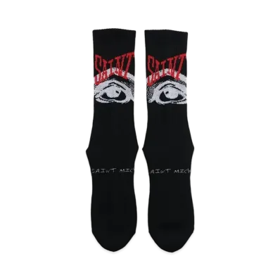 SAINT Mxxxxxx 22SS SOCKS EYES "Black"