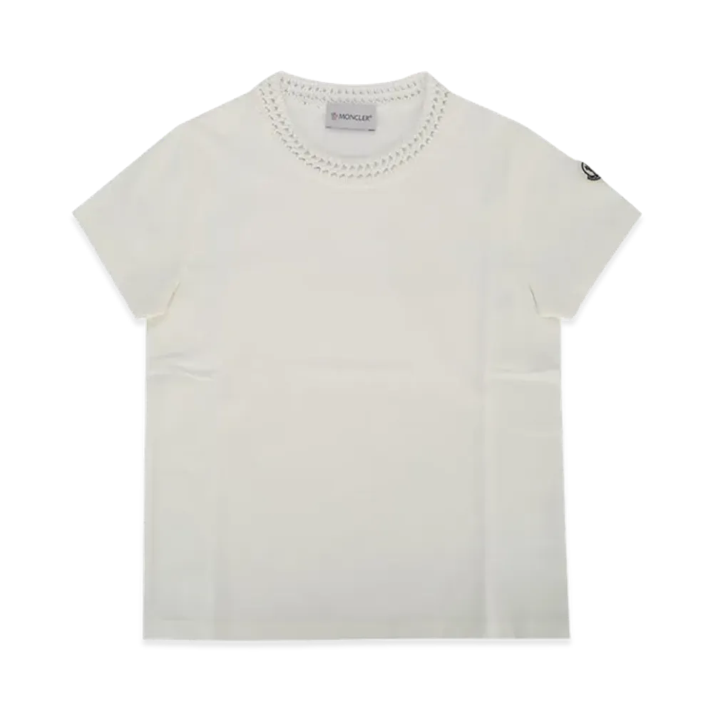 MONCLER Kids SS T-Shirt "White"