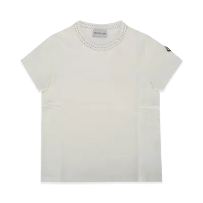 MONCLER Kids SS T-Shirt "White"