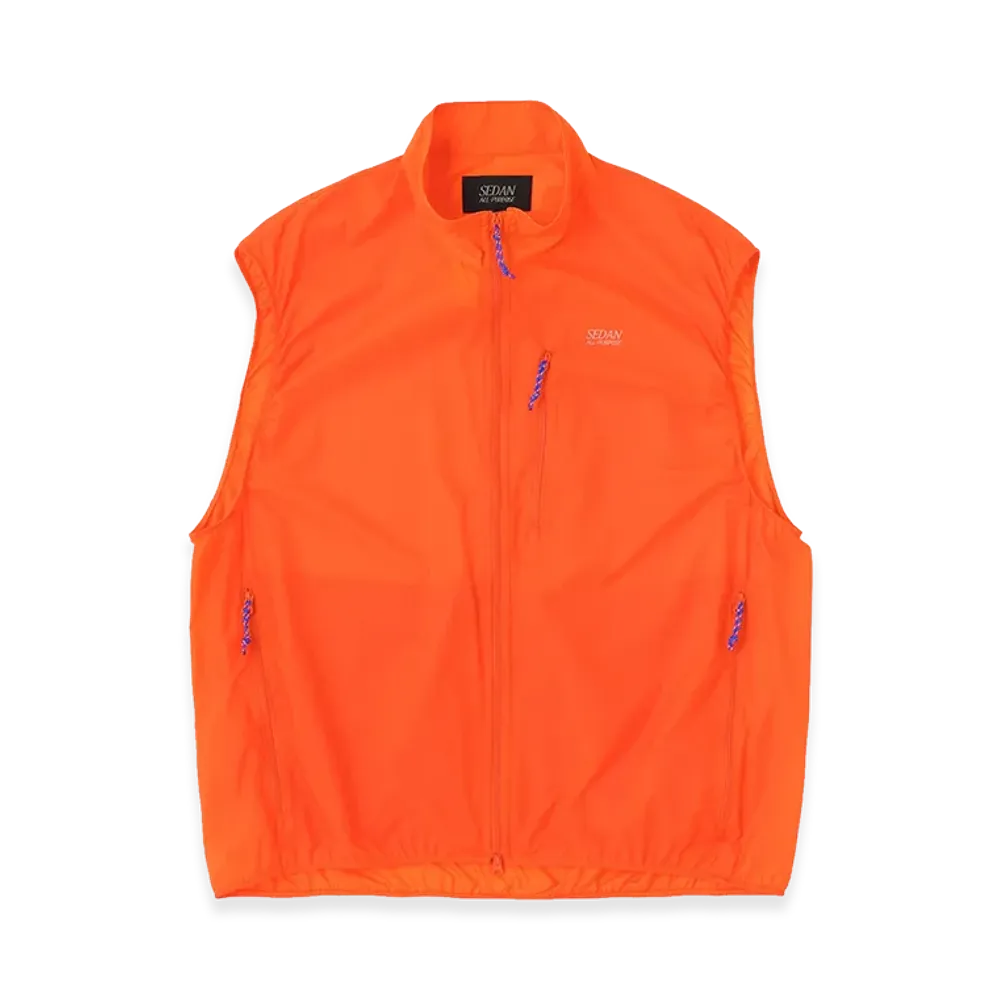 SEDAN ALL-PURPOSE Super Light Packable Vest "Pop Orange"