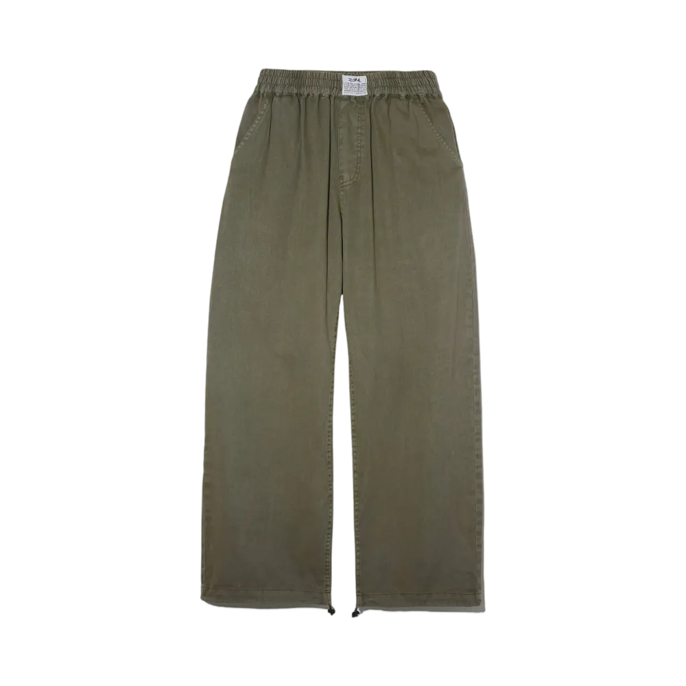 X-Girl Pigment Dyed Easy Pants "Olive"