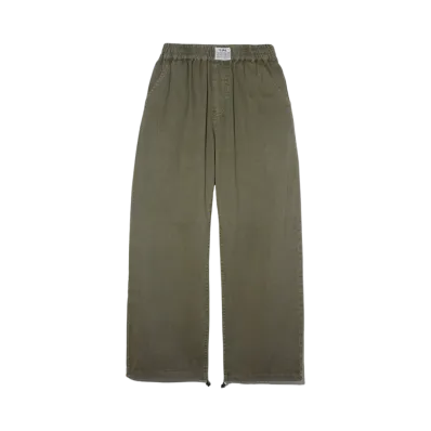 X-Girl Pigment Dyed Easy Pants "Olive"