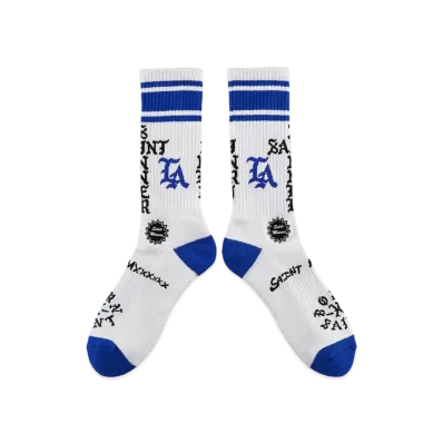 SAINT Mxxxxxx x Born x Raised BR_Socks / LA "White"