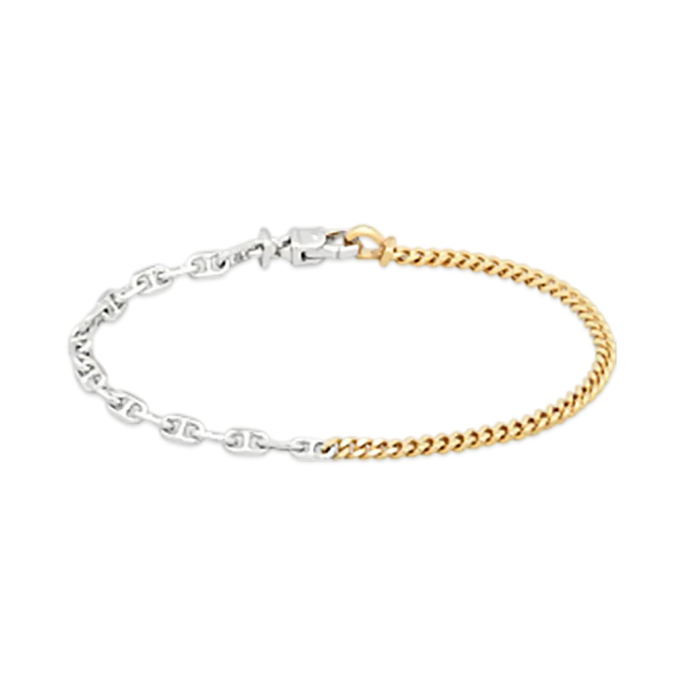 TOM WOOD Rue Bracelet Duo "Silver / Gold"