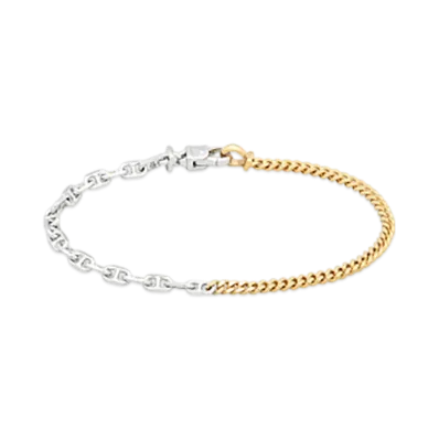 TOM WOOD Rue Bracelet Duo "Silver / Gold"