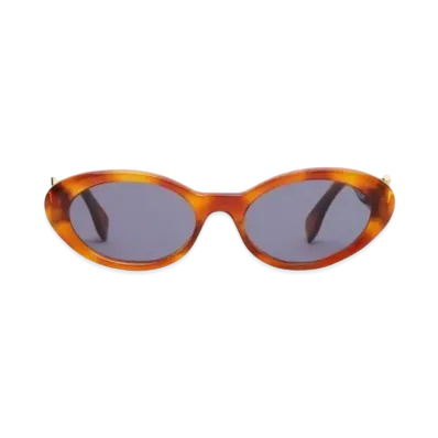 FENDI FF Diamonds Acetate Sunglasses "Brown "