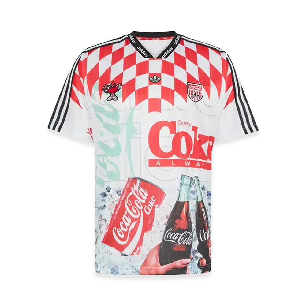 adidas x Coca-Cola Mash-Up Jersey "White/Multicolor"