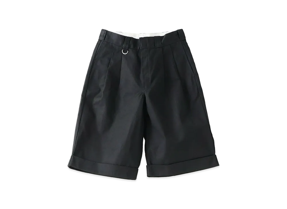 JOURNAL STANDARD relume x Dickies 2-Tuck Shorts "Black"