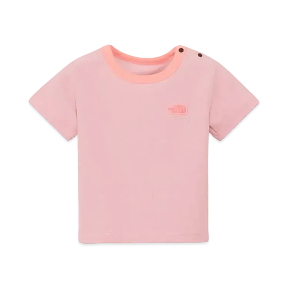 The North Face Baby Short Sleeve Latch Pile Tee "Metallic Pink"