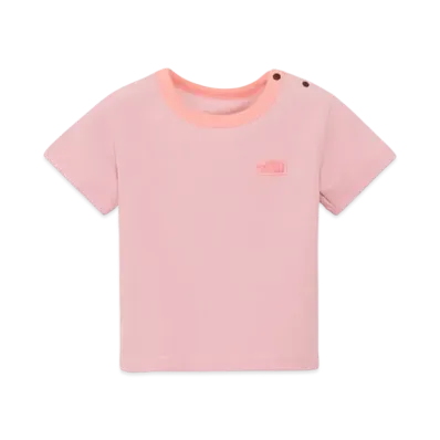 The North Face Baby Short Sleeve Latch Pile Tee "Metallic Pink"