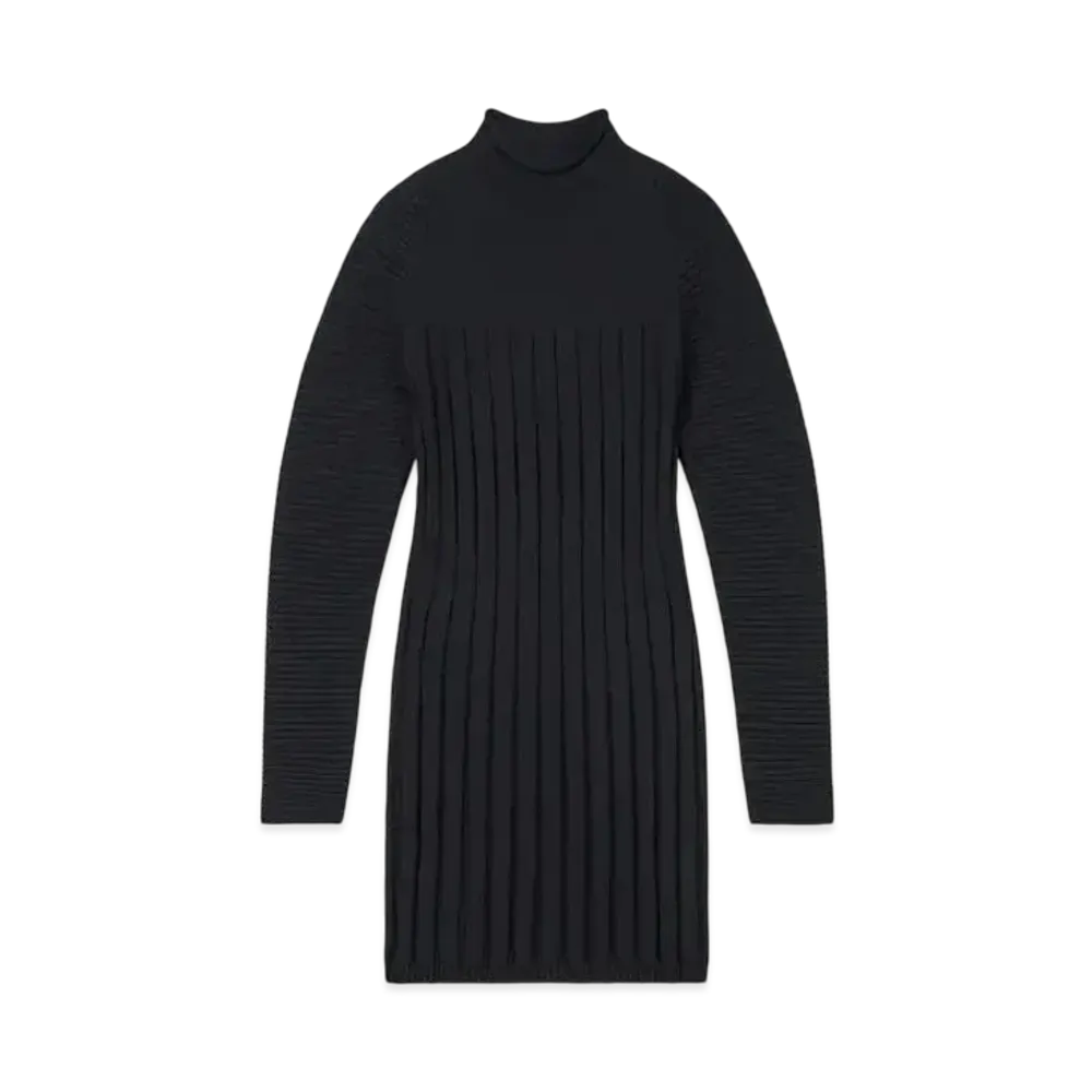 KENZO '3D' Embroidery Mini Dress "Black"