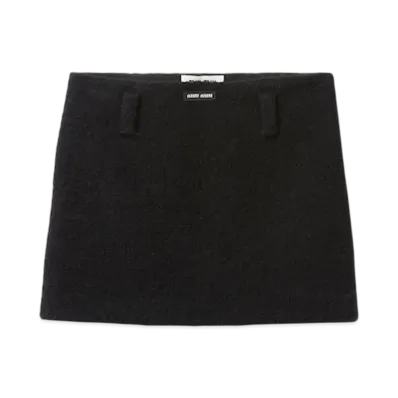 MIU MIU Women's Boucle Miniskirt "Black"