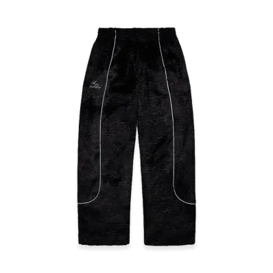 DENIM TEARS Faux Astrakhan Track Pant "Black"