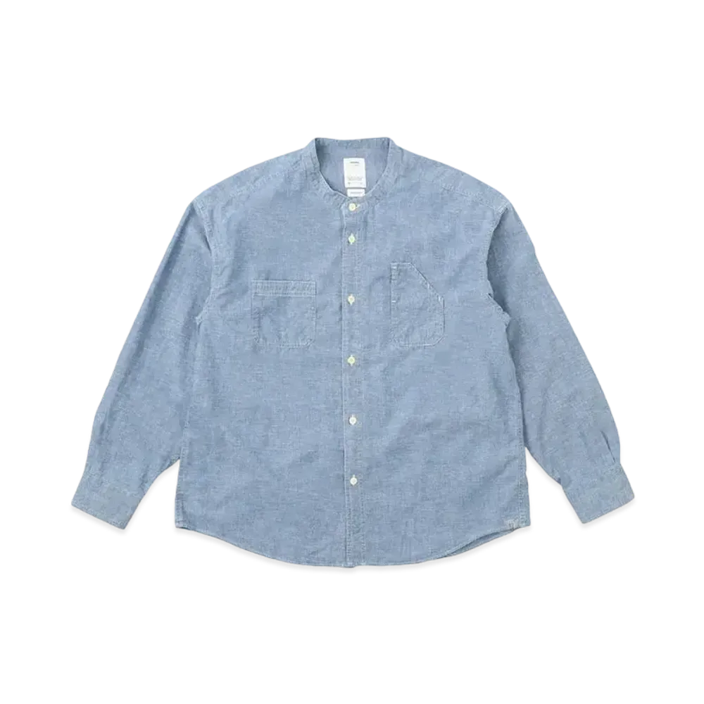 visvim Elgin Chambray L/S "Light Indigo"
