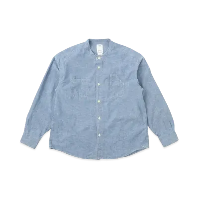 visvim Elgin Chambray L/S "Light Indigo"