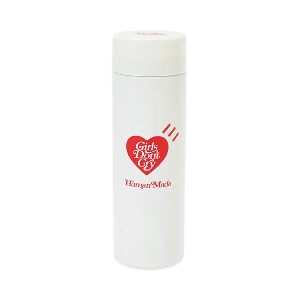 HUMAN MADE GDC Valentine's Day Thermo Stainless Bottle 500ml "White" / VERDY
