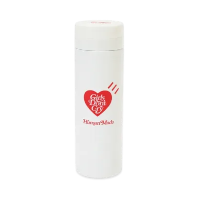 HUMAN MADE GDC Valentine's Day Thermo Stainless Bottle 500ml "White" / VERDY