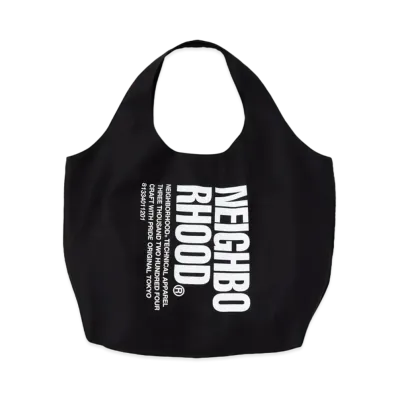 NEIGHBORHOOD ID Tote Bag-L "Black"