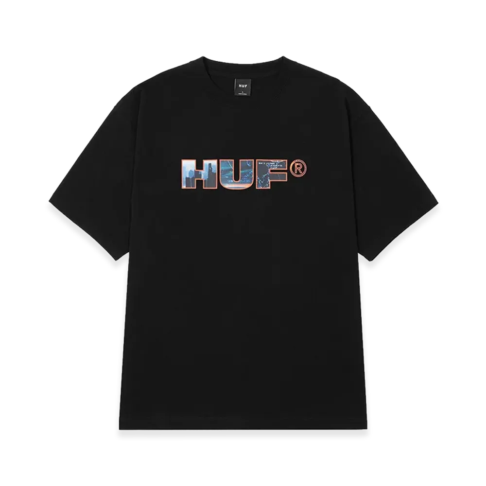 HUF Flight Path Tee "Black"