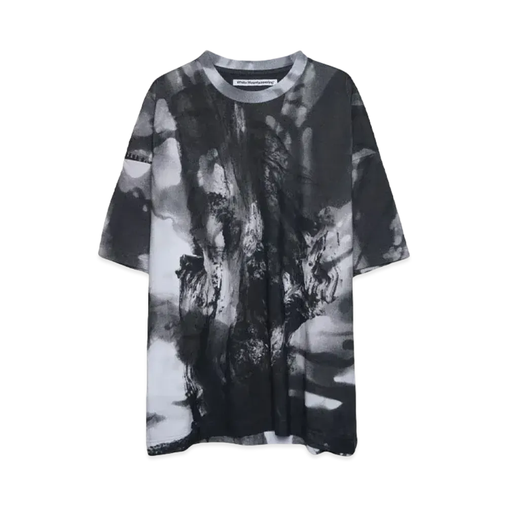 White Mountaineering PHOTO PRINT T-SHIRT "BLACK/WHITE"