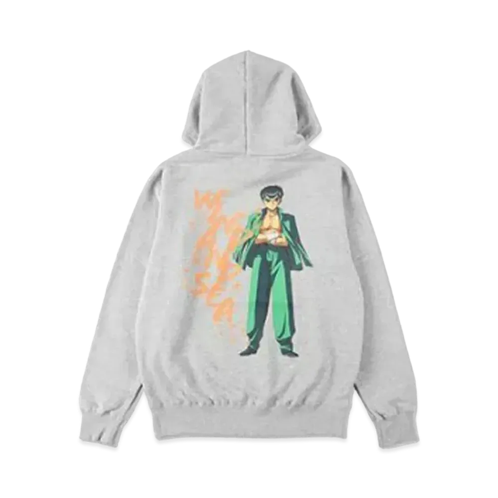 WIND AND SEA x 幽☆遊☆白書 Hoodie (Yusuke) "Gray"