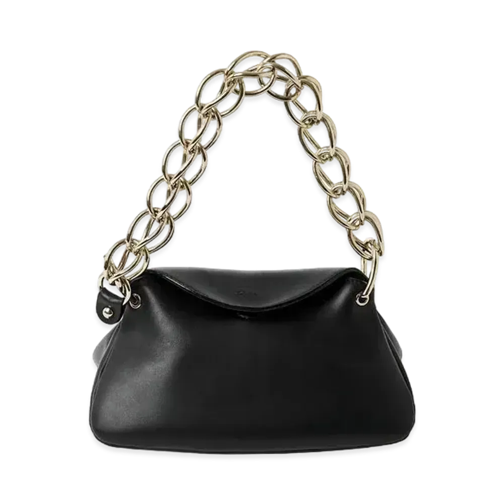 Chloe Juana Mini Bag In Supple Shiny Calfskin "Black"