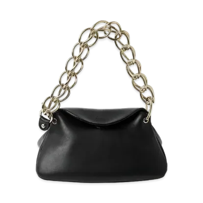Chloe Juana Mini Bag In Supple Shiny Calfskin "Black"