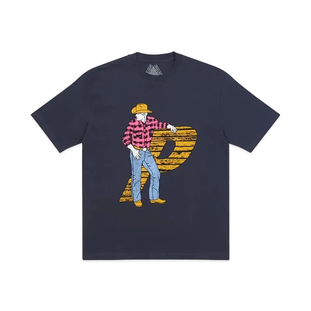 PALACE Saddle Up T-Shirt "Navy"