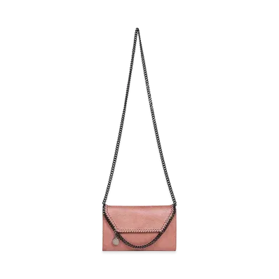 STELLA McCARTNEY Women's Shaggy Deer Falabella Shoulder Bag "Antiqued Pink"