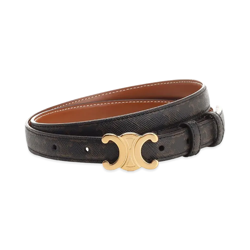 CELINE Women's Belts "Brown"