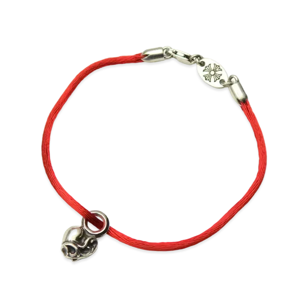 Chrome Hearts KZ Bracelet / # 2 Heart Charm "Red"