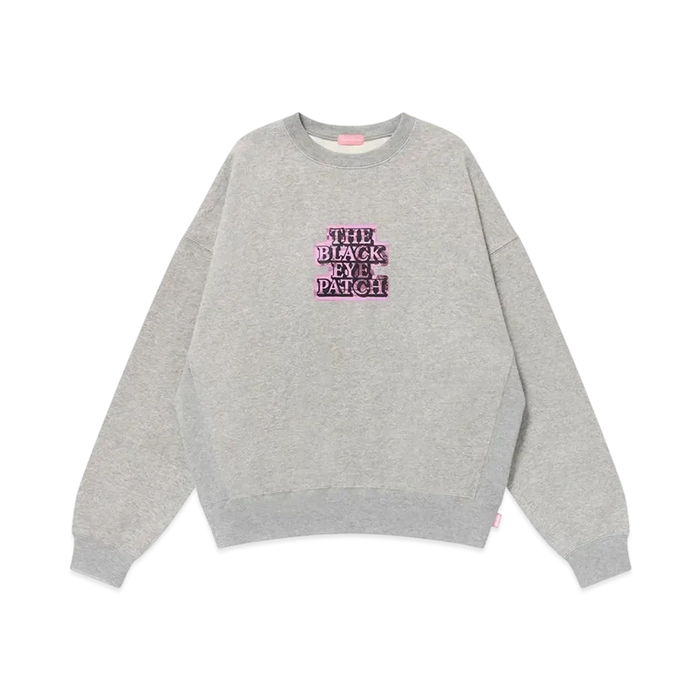 BlackEyePatch Dollar Bill OG Label Loose Fit Crew Sweat "Heather Gray"