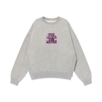 BlackEyePatch Dollar Bill OG Label Loose Fit Crew Sweat "Heather Gray"