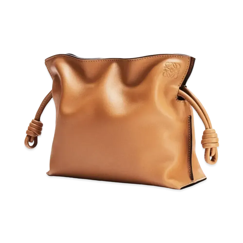 LOEWE Mini Flamenco Clutch In Nappa Calfskin "Warm Desert"